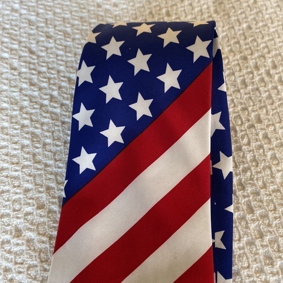 Manzini Neckwear Collection Orange Brown Polyester Men’s Neck Tie Made In China - Picture 3 of 6